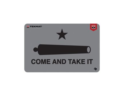 TekMat Come And Take It Rubber Cleaning Mat 11" x 0.13", Black/Gray - TEKR17CATIC