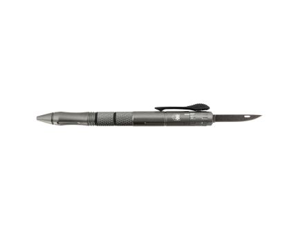 CobraTec Knives Tactical Pen OTF Knife, Gray - GRYCNCOTFPSWDNS