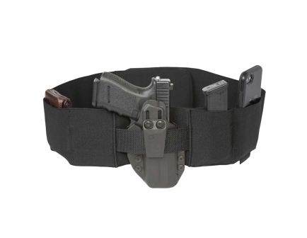 Blackhawk Stache N.A.C.H.O. Glock 19 Elastic Belly Band Ambidextrous X-Small, Black - 60SB00BK
