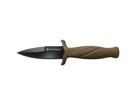 Smith & Wesson H.R.T Boot Fixed Blade Boot Knife, Flat Dark Earth - 1100073