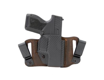 Versacarry Insurgent Deluxe Glock 43 Polymer IWB/OWB Holster Right, Brown - INS201G43