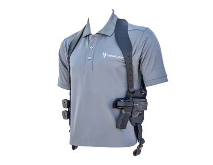 Versacarry Mayhem Thumb Break Glock 19 Polymer Shoulder Holster Right, Black - MSH1G19