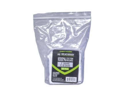 Breakthrough Clean 100% Cotton Square Patches 3" x 3", White - BT-CP-S-3-50