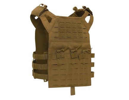 Rothco Laser Cut Molle Lightweight Armor Carrier Vest - Coyote Brown, Regular