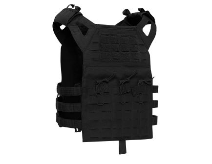 Rothco Laser Cut Molle Lightweight Armor Carrier Vest - Black, Regular