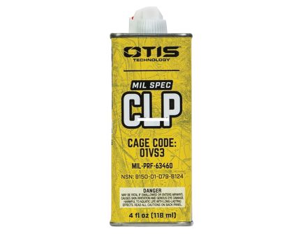 Otis CLP Cleaning, Lubricating and Protecting 4 oz Tin Can, Black - Firearm CLP Lubricant - IP904CLP