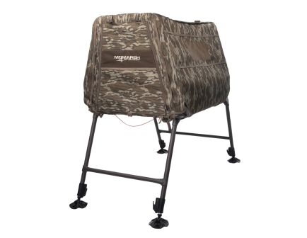 Momarsh Invisi-Lab 31" x 24" x 21" Dog Blind, Mossy Oak Original Bottomland Camouflage