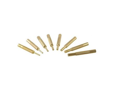 Wheeler Engineering Brass 8-Piece Punch Set
