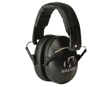 Walkers Game Ear 23 dB Folding Muff, Black - GWPYWFM2BLK