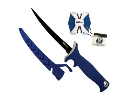 AccuSharp Fixed Knife Royal Blue - Reliable Fixed Blade with Sleek Handle for Versatile Use - 736C