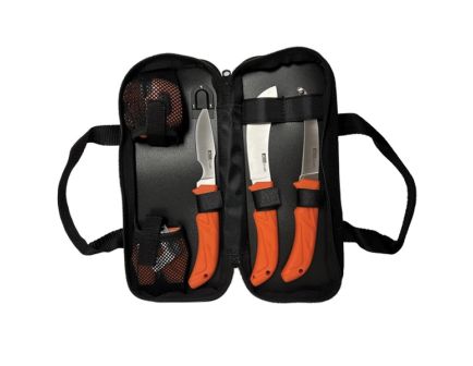 AccuSharp 6-Piece Hunting Processing Kit Blaze Orange - for Precision Cutting - 738C
