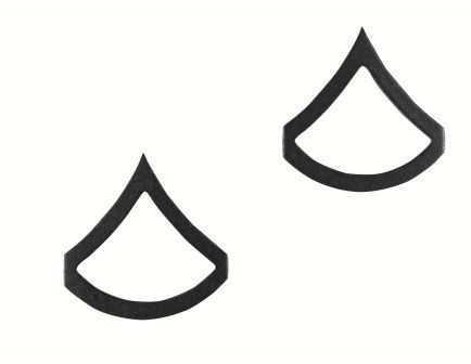 Rothco Private First Class Polished Insignia - Subdued