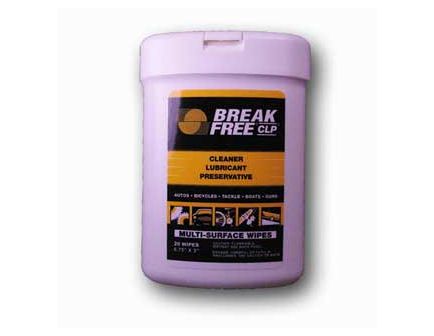 Break-Free CLP Weapon Wipes 20 Count [BFI-WW]