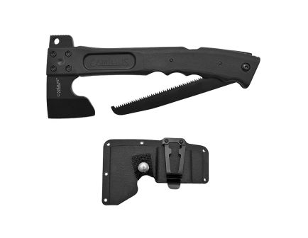 Camillus Camtrax 3-in-1 Hatchet Hammer and Saw, Black - CAM-19142