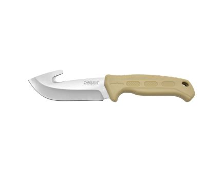 Camillus Roto Fixed Blade Gut Hook Knife, Tan - CAM-19156