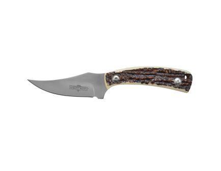 Camillus Crosstrail Fixed Blade Clip Point Knife, Stag Antler - CAM-19161