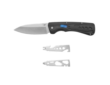 Camillus Inject Folding Drop Point Knife, Black - CAM-19368