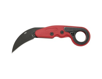 CRKT Provoke Grivory Karambit Knife Hawkbill, Red