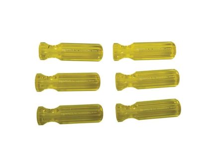 Brownells L3 Molded Plastic Tool Handle, Yellow Pack of 6