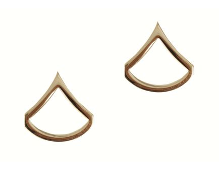 Rothco Private First Class Polished Insignia - Gold