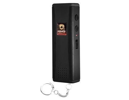 Guard Dog Hornet 2 1.20" x 4" Rechargeable Stun Gun w/Flashlight, Black