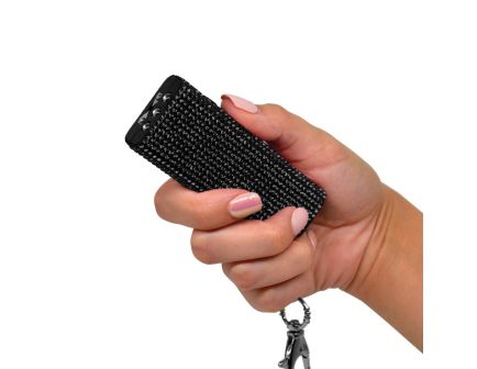 Guard Dog 1.40" x 3.90" Rechargeable Stun Gun w/Flashlight, Black
