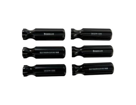 Brownells L5 Molded Plastic Tool Handle, Black Pack of 6
