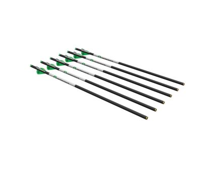CenterPoint Archery 20" 2"/400 gr Arrow, Black Pack of 6