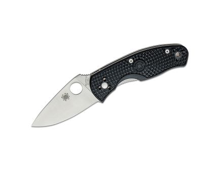Spyderco Persistence Lightweight Folding Clip Point Knife, Black - C136PBK
