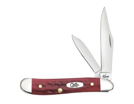 Case Pocket Worn Folding Knife, Old Red