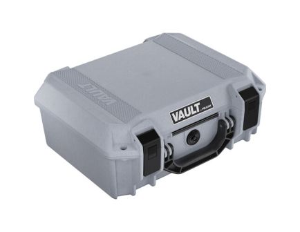 Pelican V200C Vault Equipment Case with Foam Layers, Ghost Gray