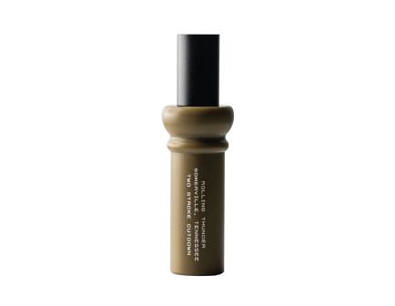 Rolling Thunder Game Calls Two Stroke Double Reed Cutdown Duck Call, Dark Tan/Black