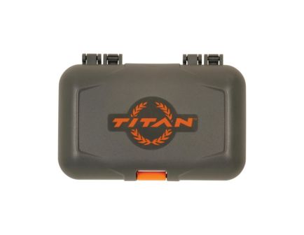 Titan Caddy 5.62" x 3.25" x 1.37" Broadhead Box, Gray/Orange