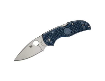 Spyderco Native 5 Lightweight Folding Drop Point Knife, Cobalt Blue - C41PCBL5