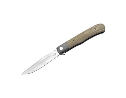 Boker Plus Modern Trapper Uno Folding Knife Drop Point, Green