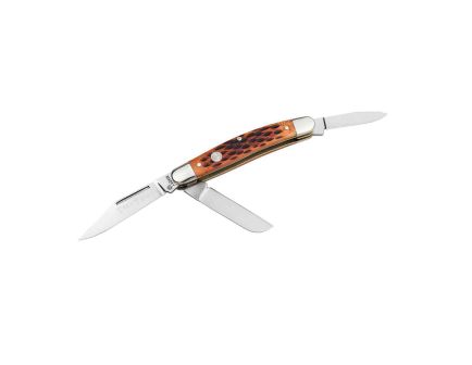 Boker Manufactory Traditional Series 2.0 Medium Stockman Folding Knife Clip Point/Sheepsfoot, Brown