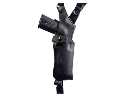 Galco Miami Classic Kahr CW9 Shoulder Holster System Right Steerhide Leather, Black