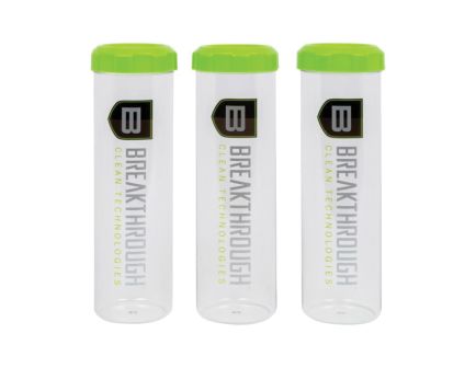 Breakthrough Clean 2.88" x 9.50" 3-Piece Suppressor Cleaning Tube, Clear/Green