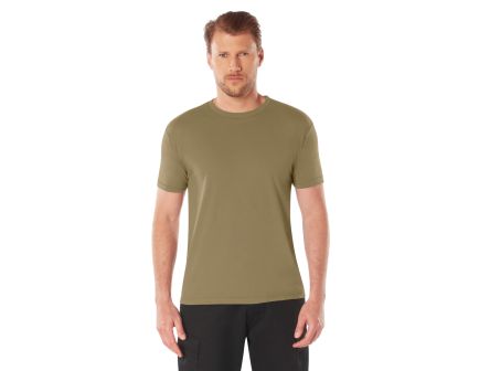Rothco Athletic Fit Solid Color T-Shirt - Brown, 3X-Large