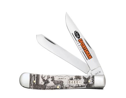 Case Trapper/Sportsman Series Deer Folding Knife Clip Point/Spey