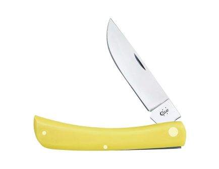 Case Sod Buster Folding Knife Skinner, Yellow