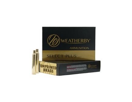 Weatherby Select Plus 6.5-300 Weatherby Magnum Unprimed Rifle Brass, 50rds