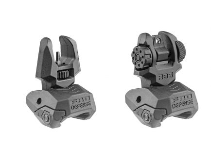 FAB Defense AR-15 Sights Front & Rear Flip Up