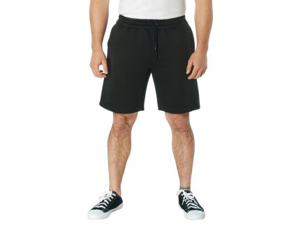 Rothco Camo And Solid Color Sweatshorts - Black, Medium