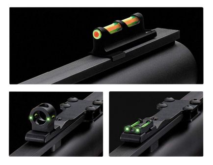 TruGlo Tru-Bead Turkey Fiber Optic Sight Set w/ Interchangeable Rear Sights -TG950X