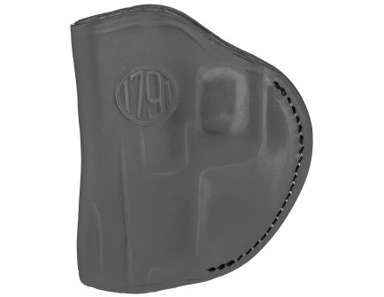 1791 Gunleather 2-Way IWB Right Hand Leather Holster, Black - 2WH5SBLR
