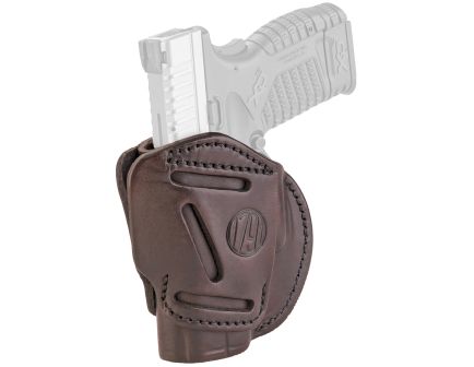 1791 3 Way Holster Belt Holster Ambidextrous Signature Brown 3WH-4-SBR-A - 3WH4SBRA