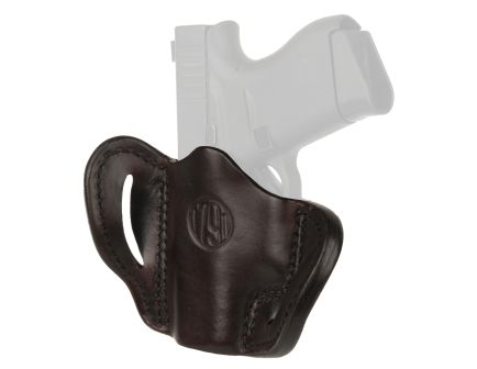 1791 BHC Optic Ready Compact OWB Right Hand Leather Holster, Signature Brown - OR-BHC-SBR-R