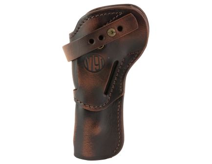 1791 Single Action Revolver Holster OWB, fits 5.5" Barrels and Shorter, Vintage Brown Leather