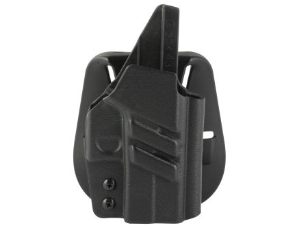 1791 Gunleather Tactical Kydex Paddle OWB Right Hand Kydex Holster Glock 43x MOS, Black - TACPDHOWBG43XMOS